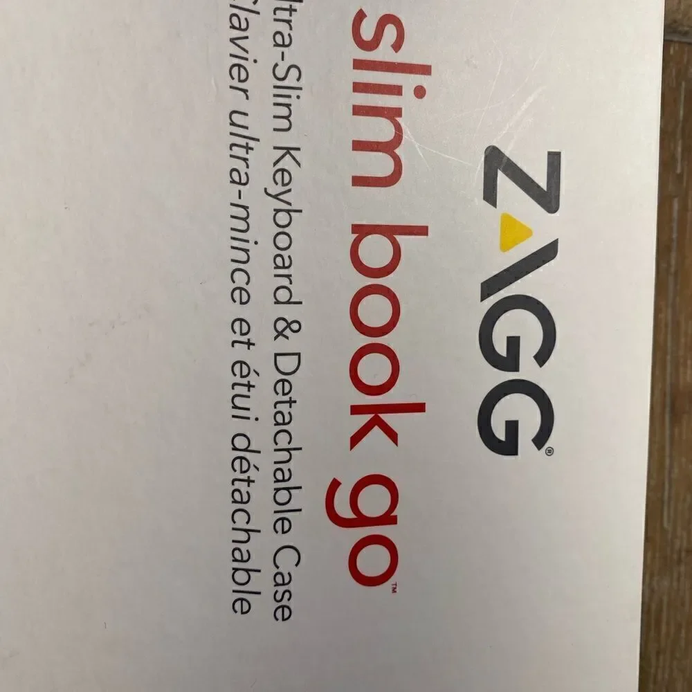 Zagg Slim book go 12.9 inch pro IPad with Detachable case NWT opened not used